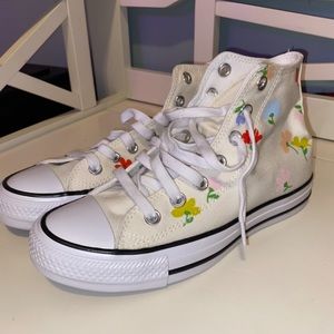 Floral High-Top Converse